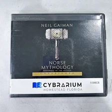 Neil Gaiman Norse Mythology Audiobook 5-Disc Set