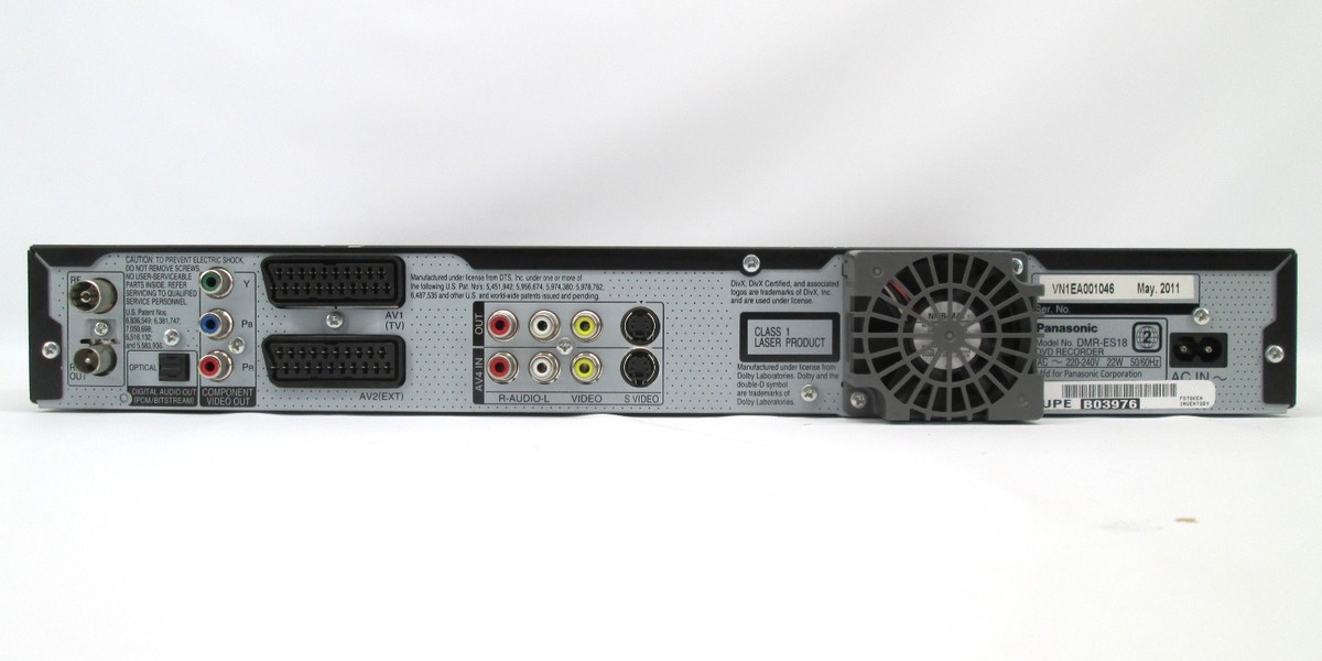 Panasonic DMR ES18 DVD Recorder -/+ RW/R dts Dolby Digital | eBay