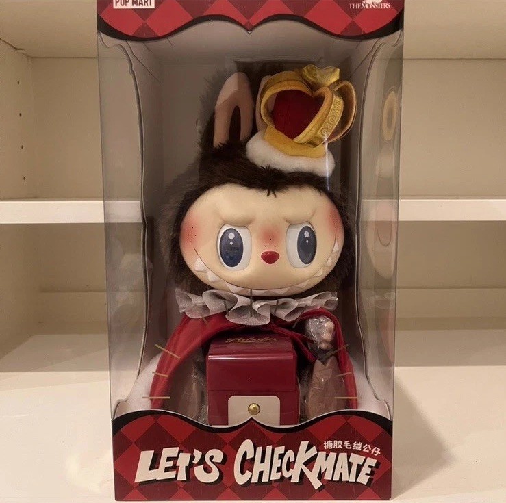 Pop Mart the Monsters Let's Checkmate King Series Vinyl Plush Doll