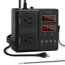 bayite BTC211 Temperature Controller 1650W 15A Black