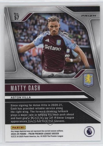 2024-25 Panini Prizm Premier League różowa mozaika prizm matty gotówka #57 - Zdjęcie 2 z 3