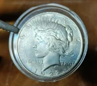 1922 PEACE SIVER DOLLAR.   XF