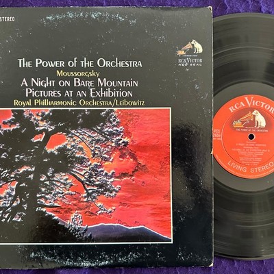 1S ~ LEIBOWITZ Moussorgsky: The Power of the Orchestra LP RCA VCS 2659 Tested EX