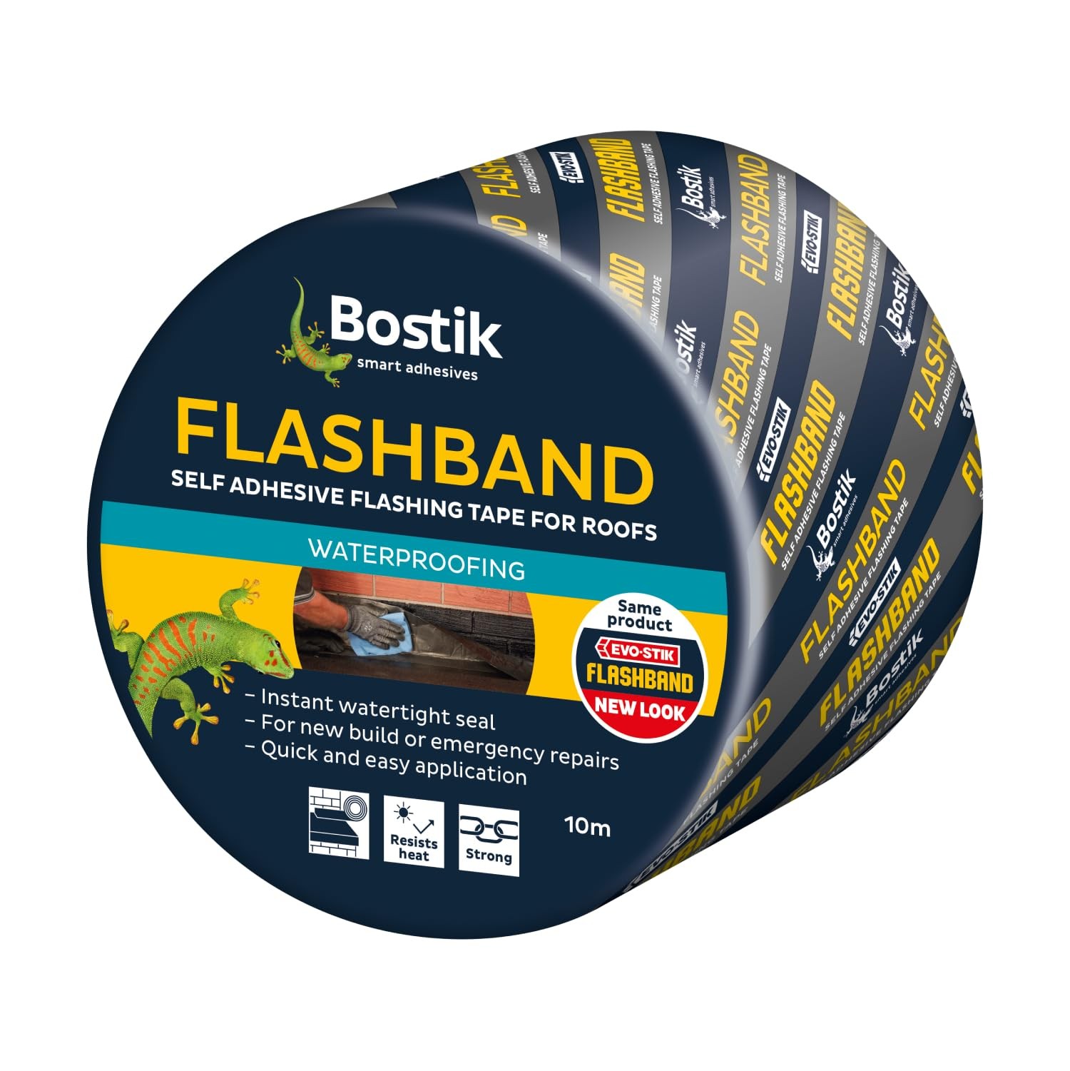 Bostik Flashband Self Adhesive Flashing Tape Grey - 100mm x x 10m,
