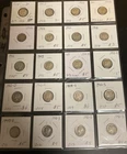 Lot Of 20 Mercury Dimes Mixed Dates One Full Page Lot#4