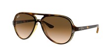 Ray-Ban RB 4125 cats 5000 light havana clear g 710/51 Sunglasses