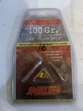 Swhacker Replacement Blade Sets, Low Pound Heads,  100 Grain, 1.50", pack of 6