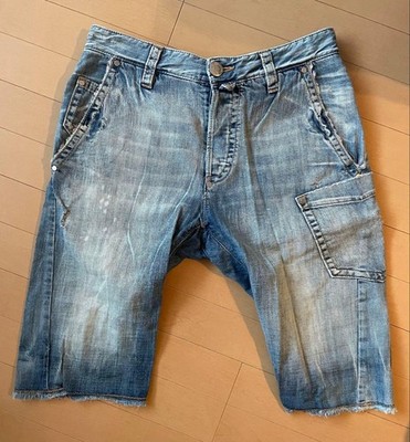 Dsquared２ Vhtf  2 Hawaii Aloha Denim Shorts Men's Fashion Denim   Popular Brands