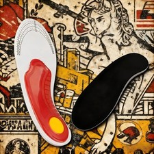 Orthotic Insoles Arch Support Flatfoot Foot Pain Relief Cushion Air Damping Padd
