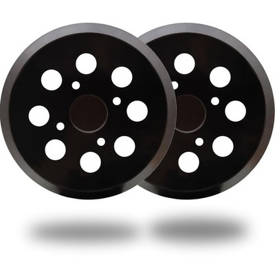 2 Pack 5 Inch 8 Hole Hook and Loop Sander Pad for Ridgid R2600, R2601