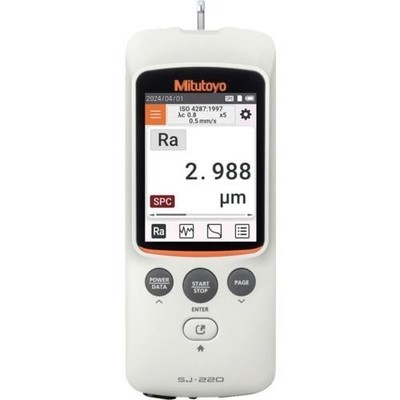 Mitutoyo 178-741-11 SJ-220 0.75mN Surface Roughness Tester Profilometer Portable