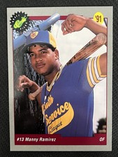 1991 Classic Draft Picks Manny Ramirez #10 Pre-Rookie RC Baseball Card NM