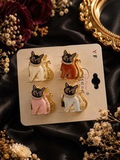 Newly arrived Metal Cat style clutcher pack of 4 by KYSHA 