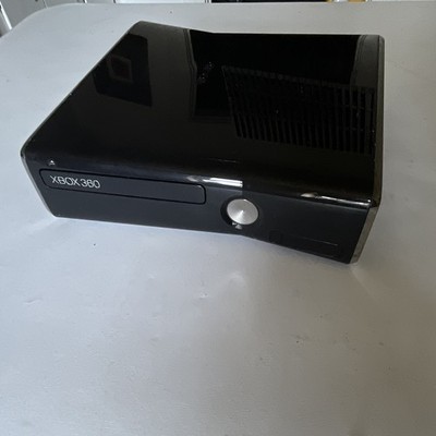 Microsoft Xbox 360 S Slim Console w/ 5 Games Bundle Untested No Cords AS-IS