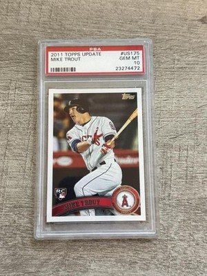 2011 Topps Update Mike Trout #US175 PSA 10