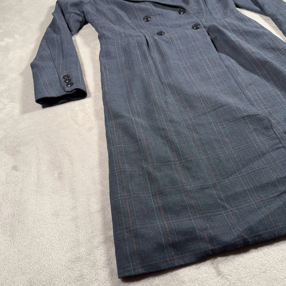 Pendleton Blazer Jacket Dress Gray Plaid Wool USA Made Business Women’s Sz 12 - Image 2 of 4