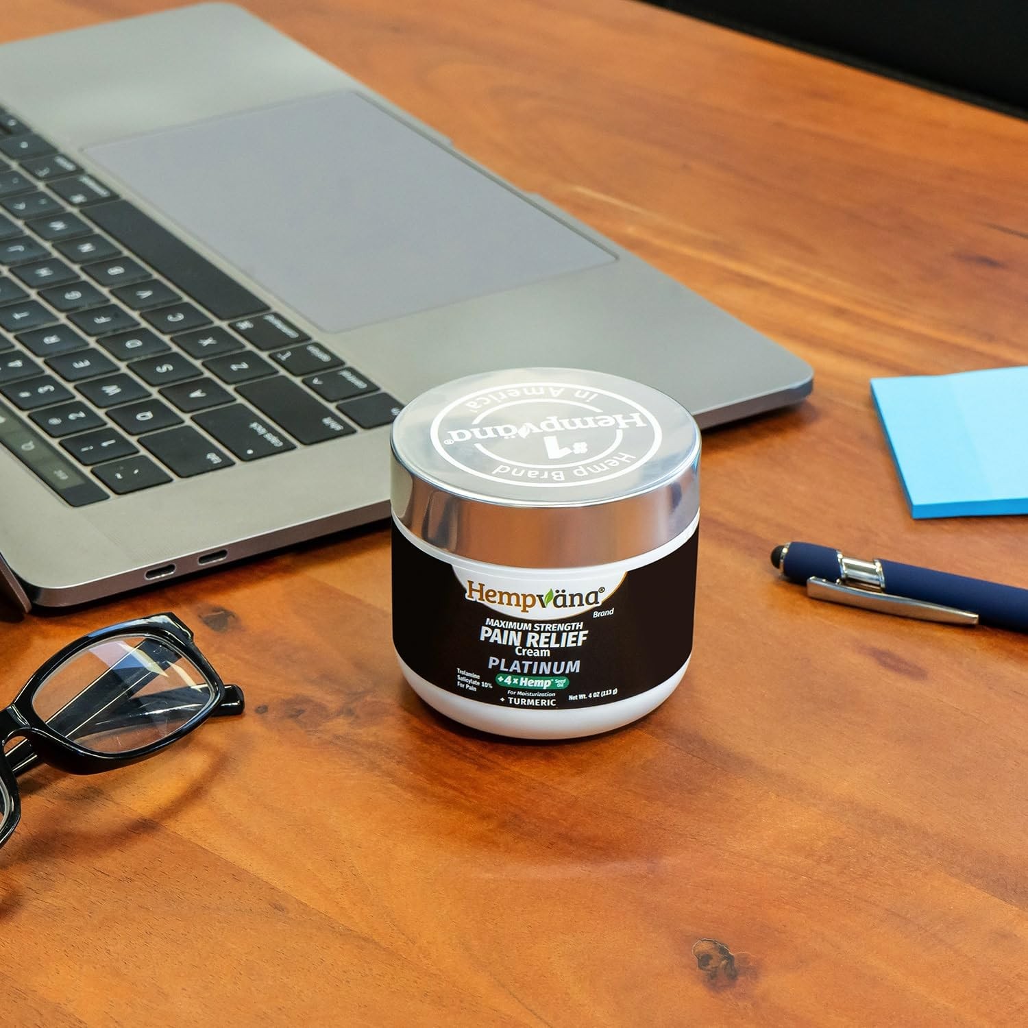 Hempvana Platinum Maximum Strength Relief Cream 4X Hemp for Muscles Joints Ba...