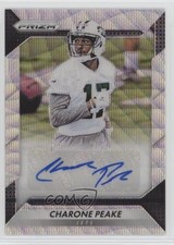 2016 Panini Prizm Rookie Blue Wave 15/149 Charone Peake #RA-CPK Auto g6p