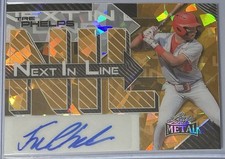 1/1🔥Tre Phelps #NL-TP1⚾️2025 Leaf Metal⚡️Auto⚡️Gold Crystal⚡️NIL⚡️Georgia⚾️🔥