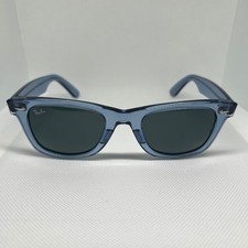 Ray Ban Classic Wayfarer RB 2140 6587/56 Transparent Blue w/Blue 50mm