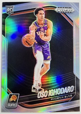 2024-25 Panini Prizm Black Oso Ighodaro RC Silver Prizms Rookie RC #135   