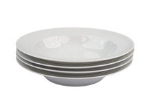 4x Amici tiefe Salat o. Suppen Teller Ø 23cm Thomas weiß Porzellan by Rosenthal