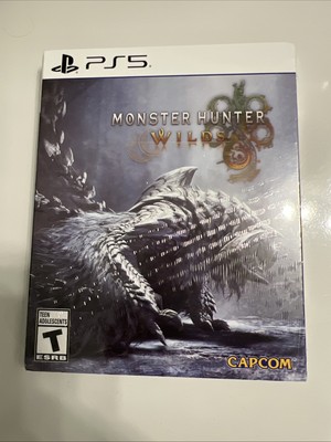 Monster Hunter Wilds Steel Book Edition for Playstation 5 - Free Shipping- New