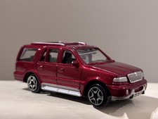 Lincoln Navigator Diecast SUV 1:64 Scale Red Metal Model Car ? Made in China