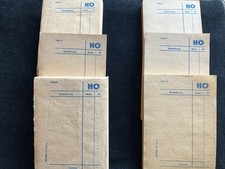 12.24 M Original DDR HO Kassenblock Quittungsblock Durchnummeriert