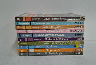 10 x Mills & Boon Vintage Romance Book Bundle Love Erotic Fiction Lot 3