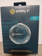 Safety 1st 5 Pack Clear View Stove Knob Covers - Clear - NEW in box