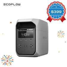 EcoFlow DELTA 3 Classic 1024Wh 1800W Portable Power Station LiFePO4 Battery