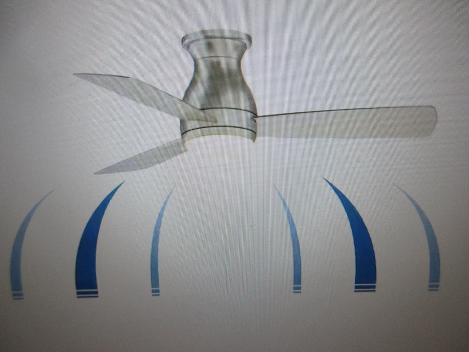 Fanimation Hugh 44 in. Integrated LED Indoor/Outdoor Matte White Ceiling Fan - Image 3 of 4