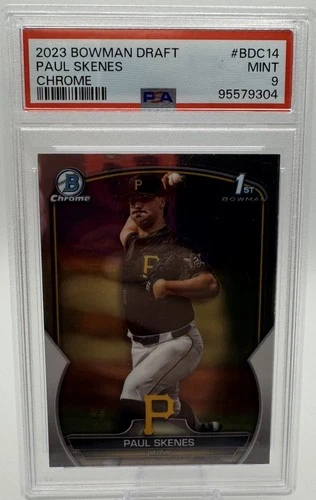 2023 Bowman Draft - Chrome Paul Skenes #BDC-14 1st Bowman PSA 9