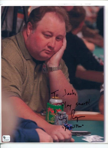 Greg Raymer World Series of Poker Champ Signed Autograph Photo COA - Picture 1 of 2