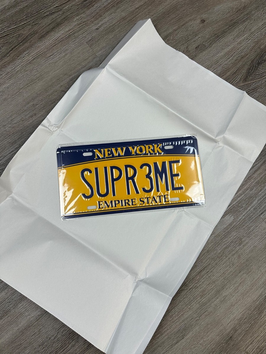 置物 Supreme License Plate Supreme License Plate Multicolor SS25 (Brand New Sealed) | eBay