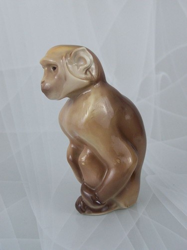 Nymphenburg Figur "Sitzender Affe" Kärner Figure Figurine - Bild 3 von 5