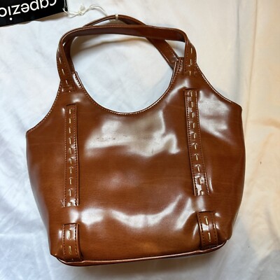 Brown Leather Capezio Purse Brand New
