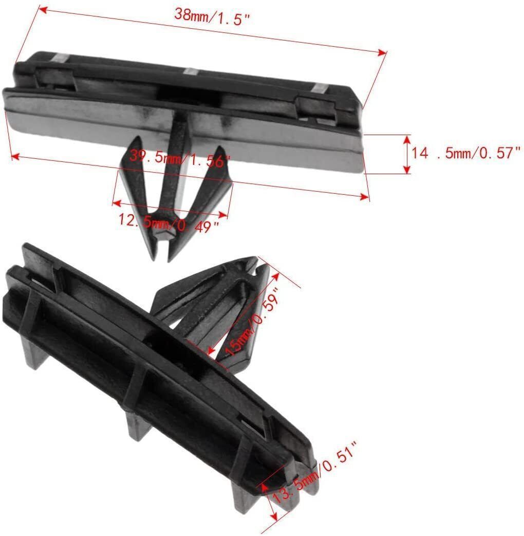 Jeep Wrangler Fender Flare Rocker Moulding Clips Replace 68039280AA
