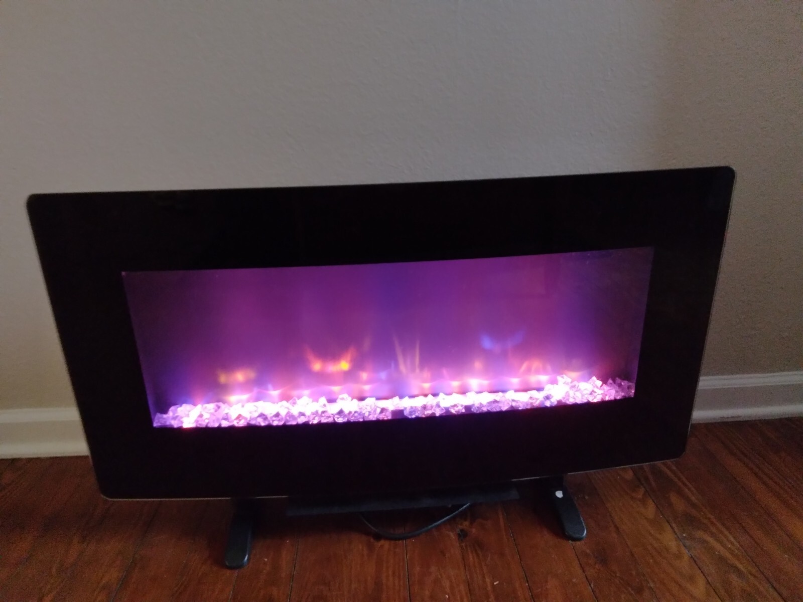 Febo Flame Electric Fireplace LED Light Up Wall Mount ZHS-36-A No Remote |  eBay