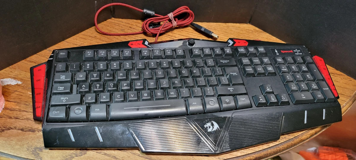 REDRAGON Black & Red Model K501 Wired Gaming Keyboard Asura 7Color.