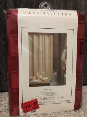 Creative Bath Products Inc. Shower Curtain 70  x 72  Vintage