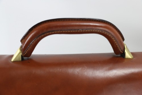 Vintage Leather VALENTINA IN PELL Professional Attorney Briefcase Bags Mens - Picture 10 of 12