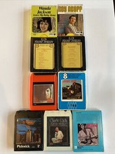 8 Track Cassette Tape Lot Of 9. Various Artists Not Tested