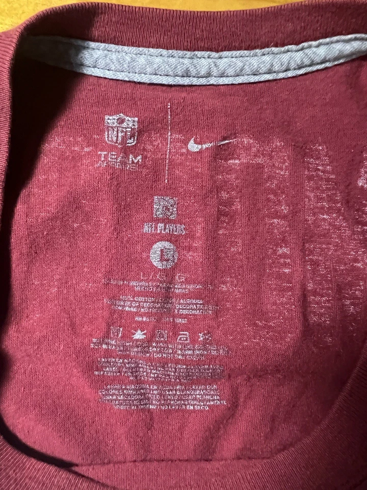 Camiseta de los Washington Redskins Alfred Morris Nike Calce Regular Adulto Grande NFL Roja Foto 4 de 4