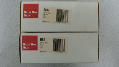 System Sensor BBS Fire Alarm Wall Back Box Skirt Red LOT OF 2 NEW NOS NIB M