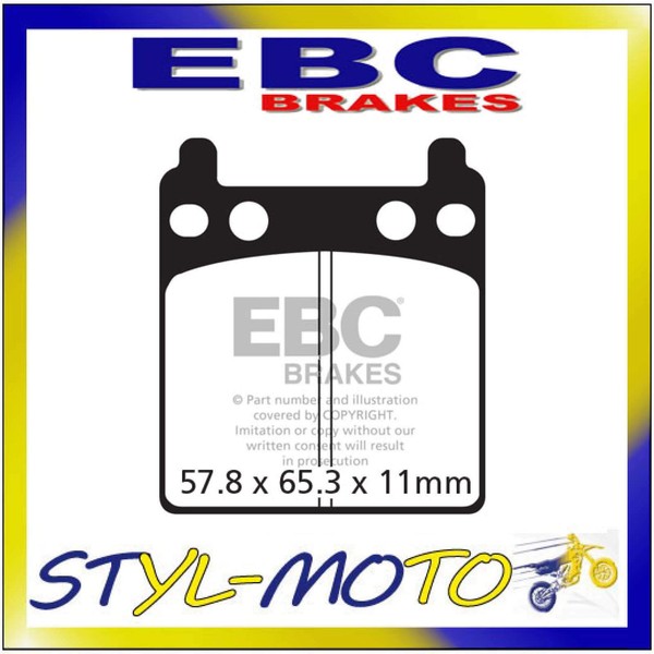 FA032 BeläGe Organisch Aramid Hinten Ebc Honda Cb 750 F 1976-image
