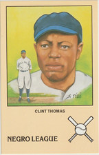 Clint Thomas Art Card by Susan Rini Limited to 5,000 Baseball Postcard