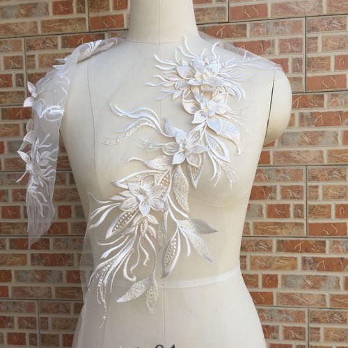 Large Size Lace Flower Dress Flower Accessories Stickers Three-Dimensional - Picture 22 of 23