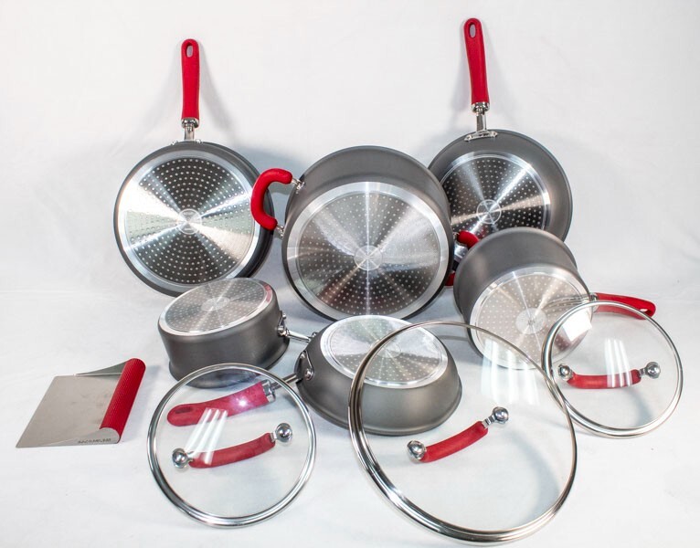Rachael Ray Hard Anodized Nonstick Cookware Set - Thumbnail 4